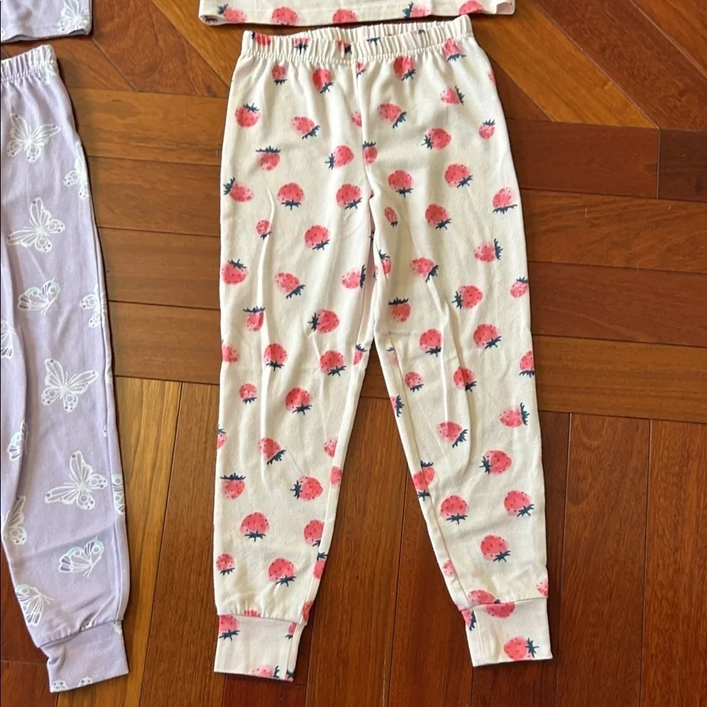 Falls Creek Kids Pajama Set - Lavender and Cream